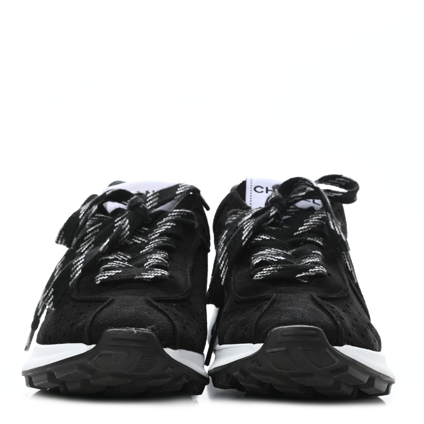 Suede Goatskin CC Sneakers 37.5 Black