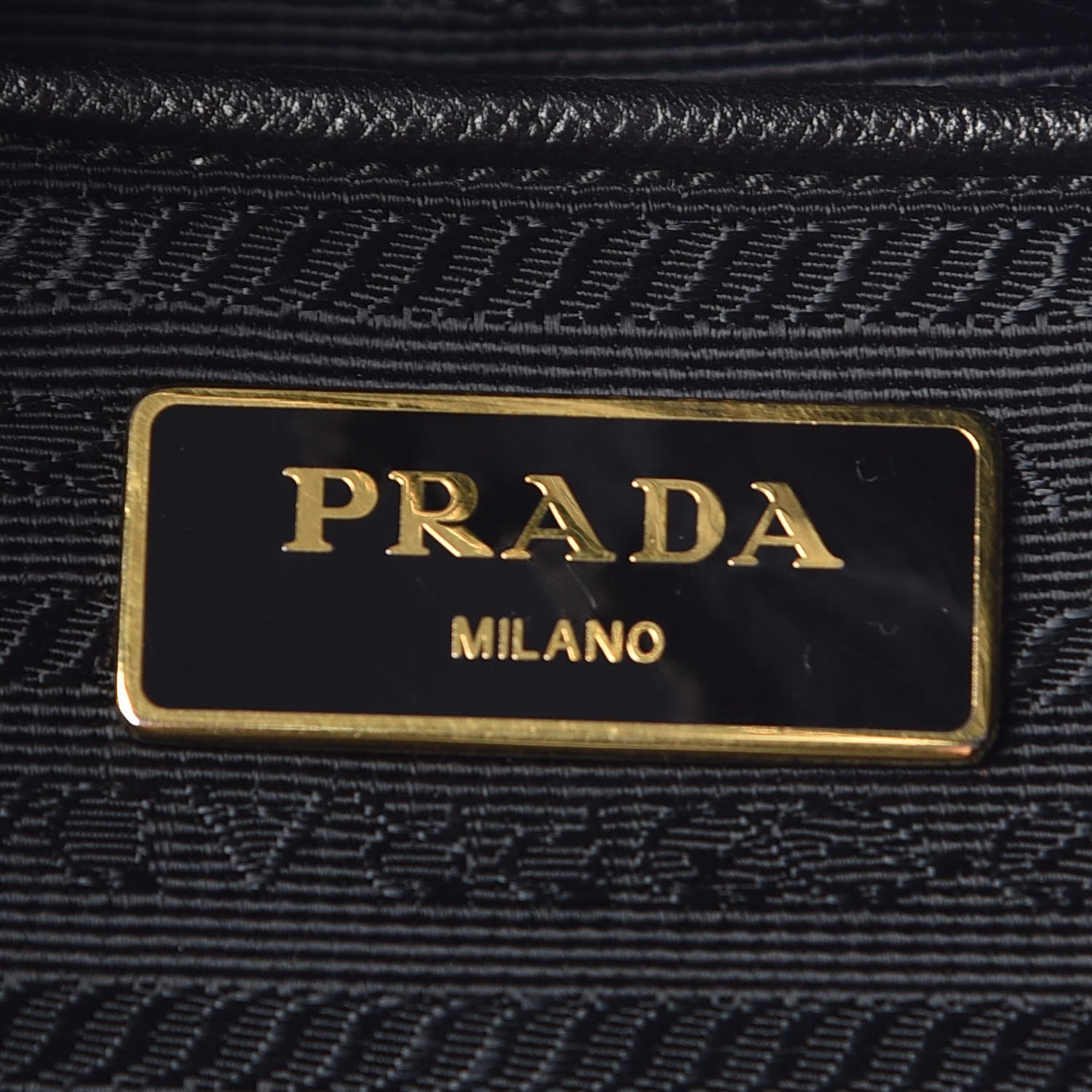 Prada Tessuto Nylon Saffiano Tote Black 8 of 10