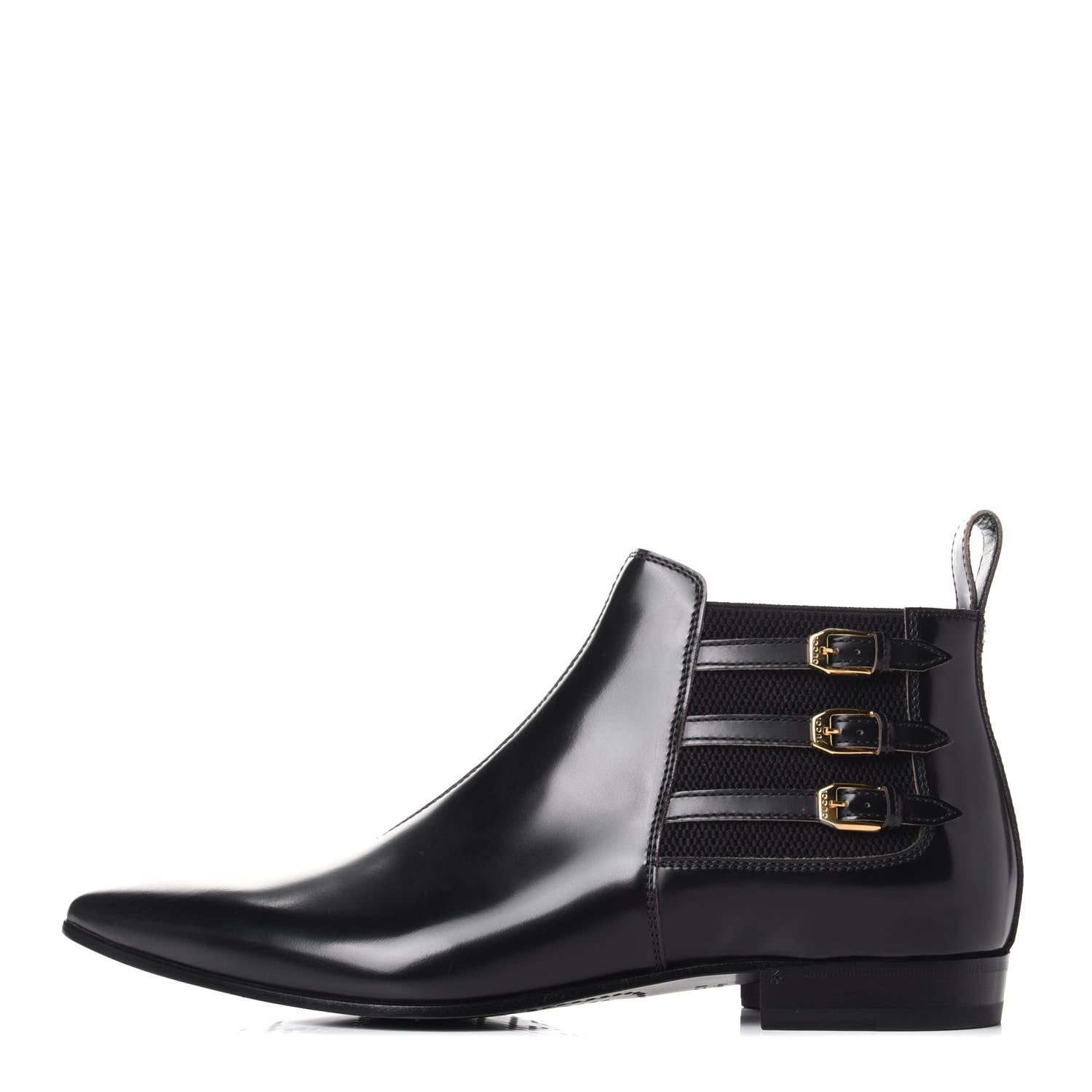 Gucci Cordovan Lux Mens Ankle Boots 12 Black 1 of 11