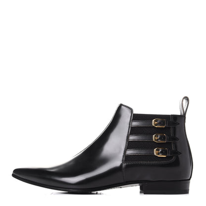 Gucci Cordovan Lux Mens Ankle Boots 12 Black 1 of 11