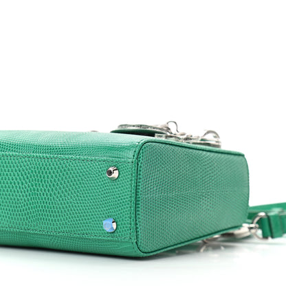 Christian Dior Lizard Swarovski Crystal Mini Lady Dior Green 10 of 11
