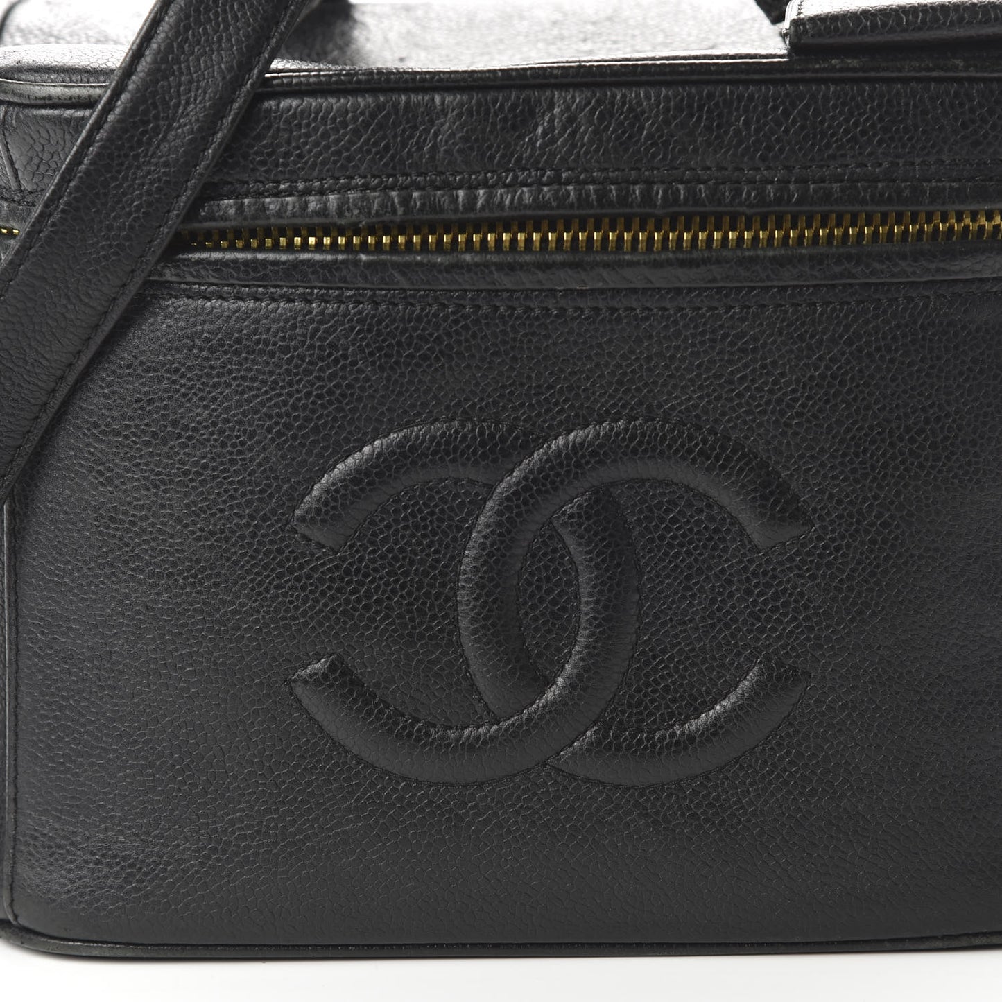 Caviar CC Vanity Train Case Black
