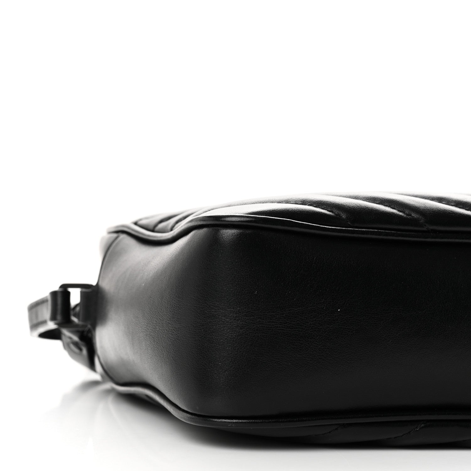 Saint Laurent Calfskin Matelasse Monogram Monochrome Lou Camera Bag Black 9 of 10