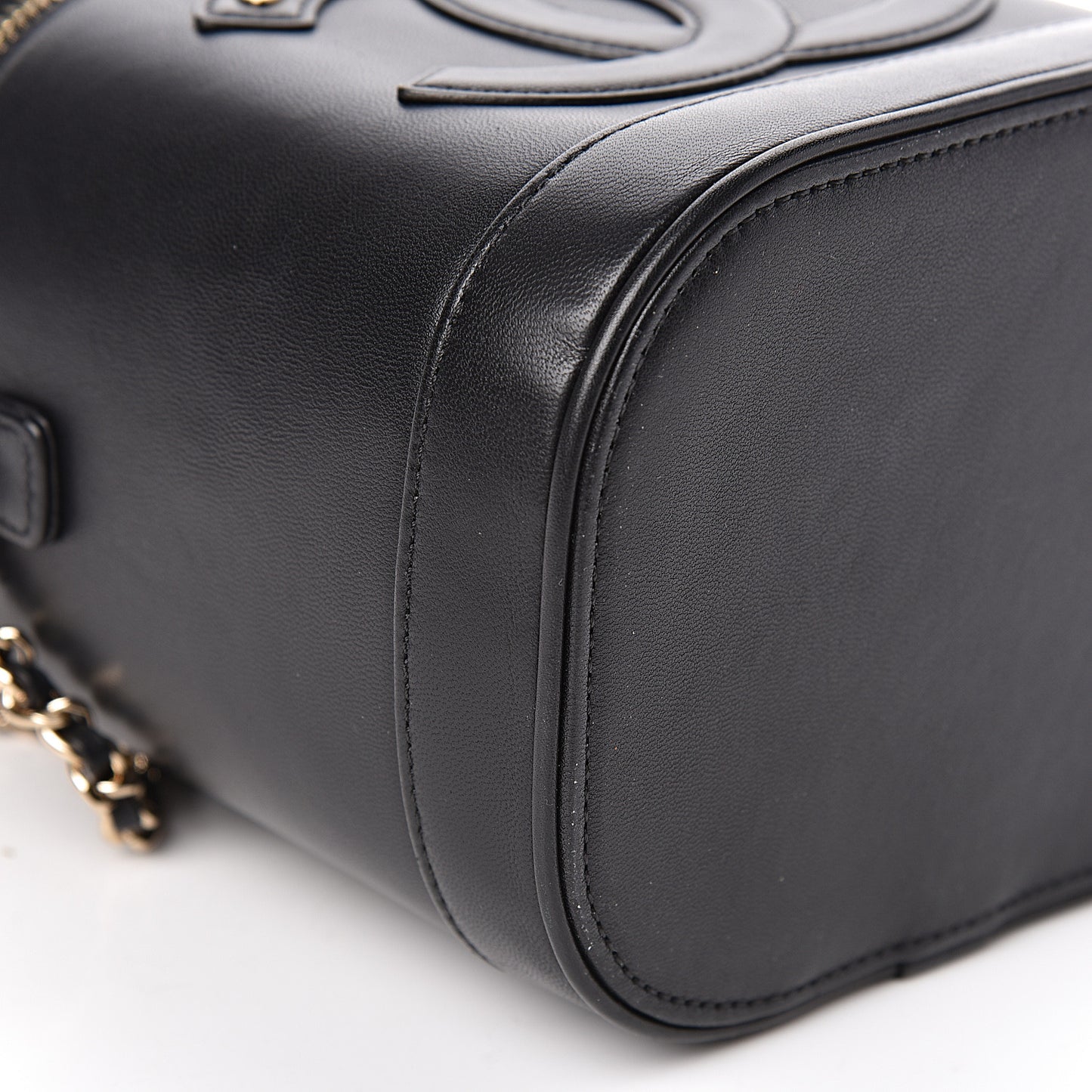 Lambskin Timeless Vanity Cosmetic Case Black
