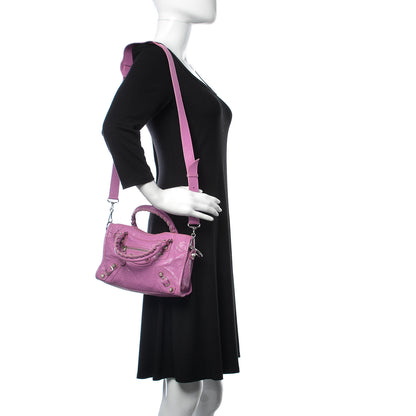 Balenciaga Agneau Giant 12 Silver Hardware Mini City Rose Berlingot 2 of 9