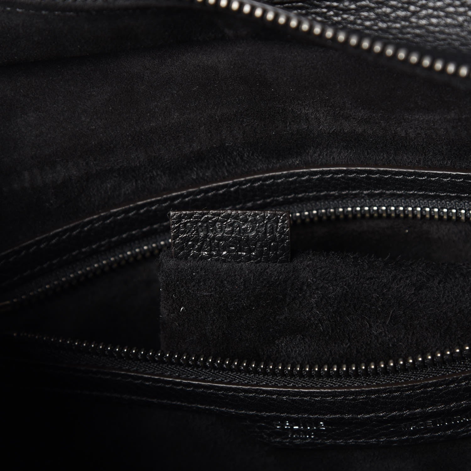 Celine Drummed Calfskin Mini Luggage Black 8 of 13