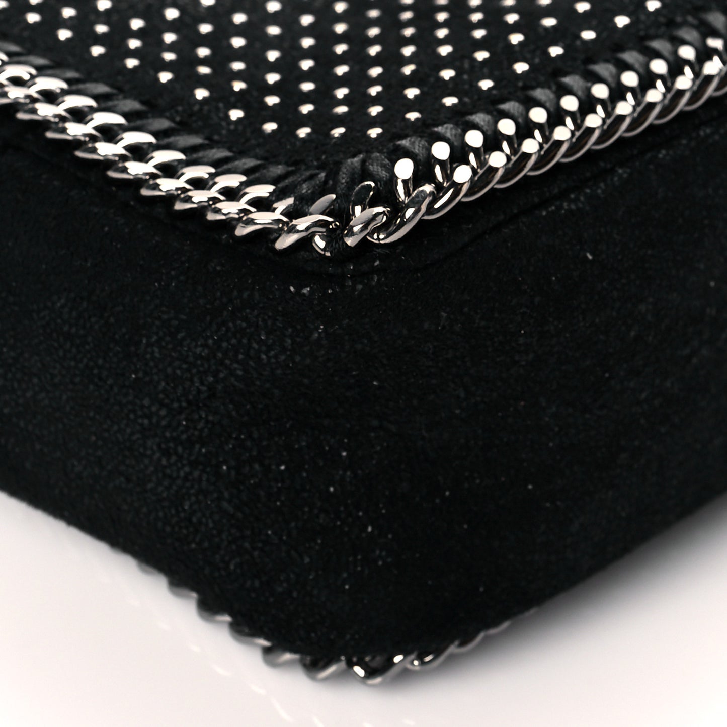 Shaggy Deer All Over Studs Falabella Crossbody Camera Bag Black