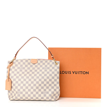 Louis Vuitton Damier Azur Graceful PM Rose Ballerine 11 of 11