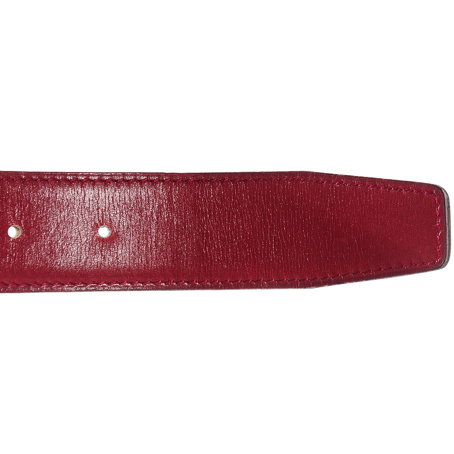 Hermes Box Reversible Polished Constance 32mm H Belt 75 Brique Rouge H 6 of 7