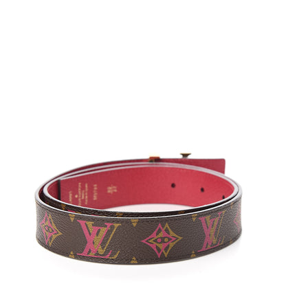 Louis Vuitton Monogram 30mm LV Initiales Reversible Belt 80 32 Fuchsia 2 of 6