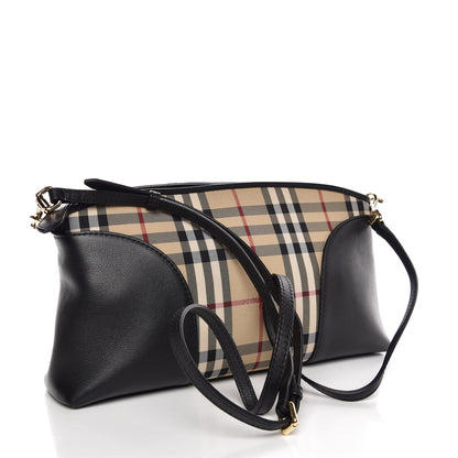 Burberry Horseferry Check Small Chichester Crossbody Clutch Bag Black 3 of 8