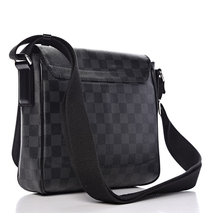 Louis Vuitton Damier Graphite District PM 3 of 9