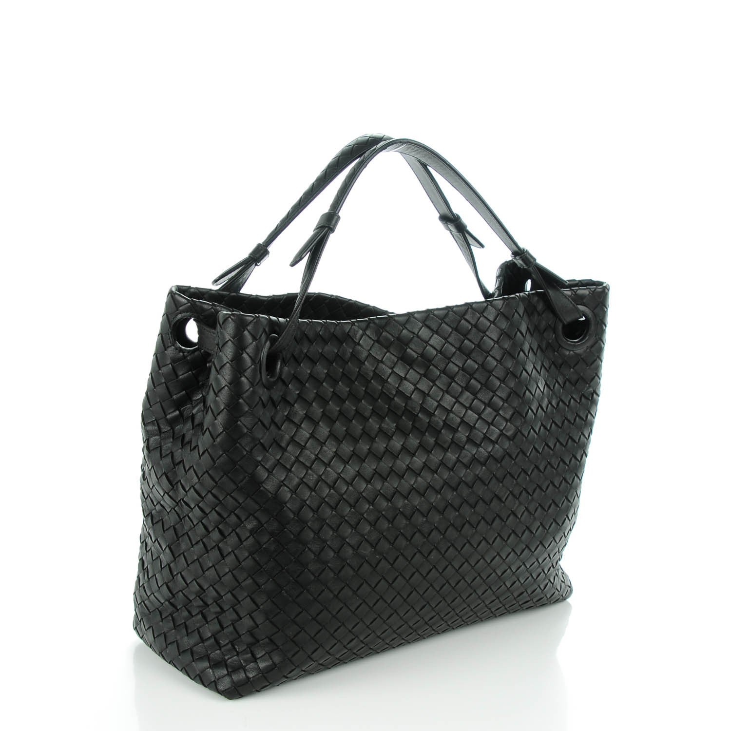 Bottega Veneta Nappa Intrecciato Medium Garda Bag Black 3 of 8