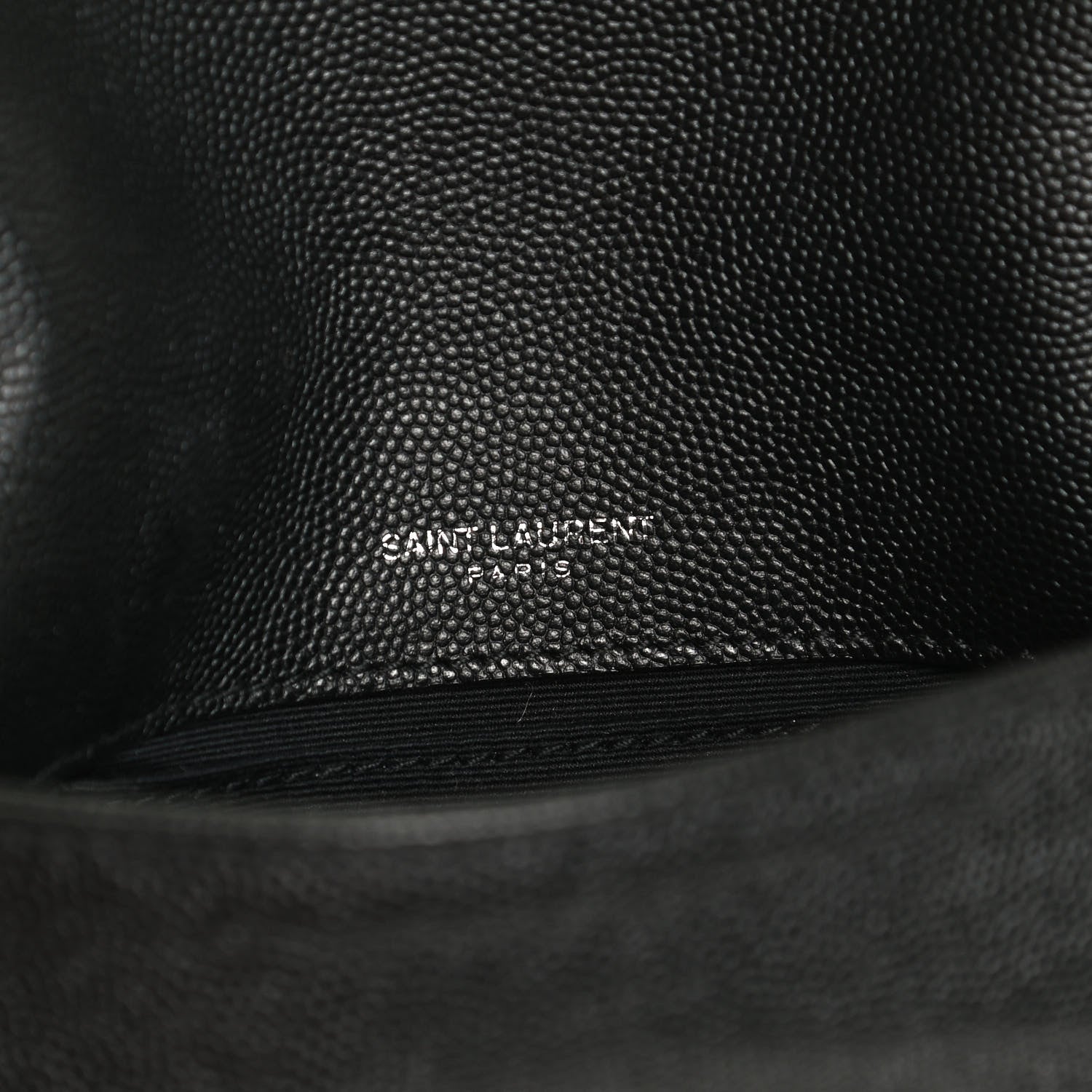 Saint Laurent Grain De Poudre Monogram Toy West Hollywood Fold-Over Bag Black 7 of 13