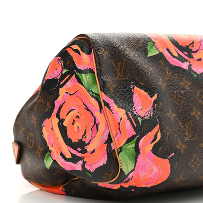 Louis Vuitton Monogram Roses Speedy 30 9 of 16