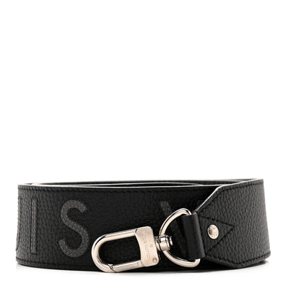 Louis Vuitton Taurillon Bandouliere Shoulder Strap Black 1 of 7