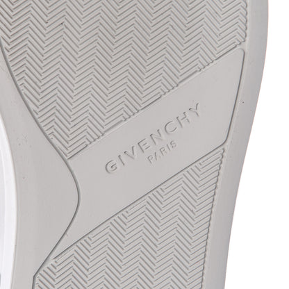 Givenchy Calfskin Reverse Logo Womens Urban Street Sneakers 38 White Yellow 9 of 10