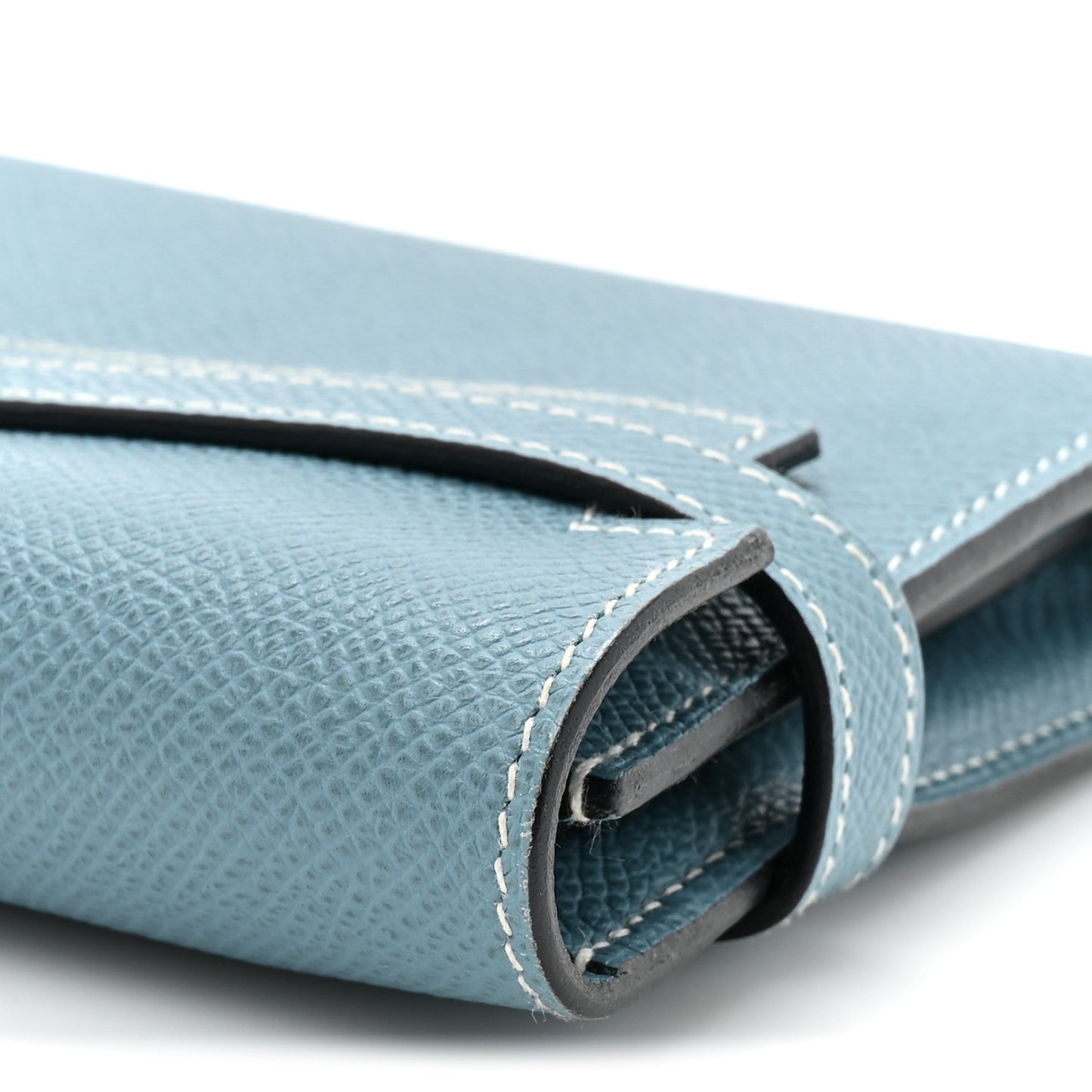 Epsom Kelly Longue Wallet Blue Jean