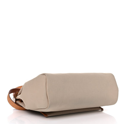 Hermes Vache Hunter Toile Herbag Zip 31 PM Trench Gold 5 of 16