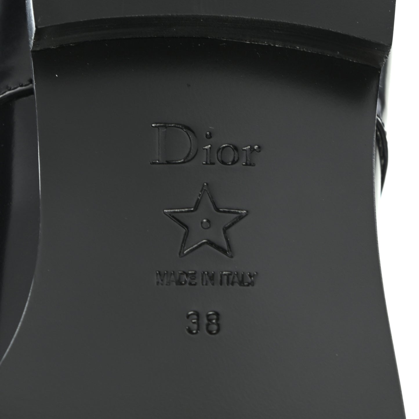 Patent Lace Up Oxford Loafers 38 Black