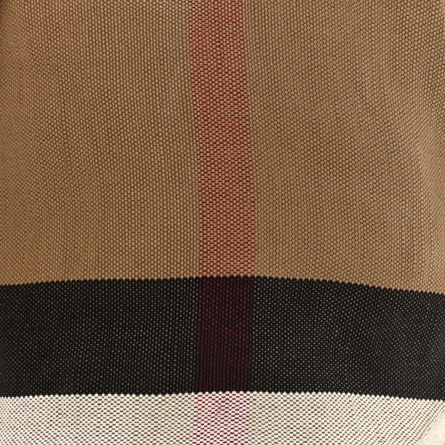 Canvas Mega Check Mini Ashby Tassel Crossbody Saddle Brown