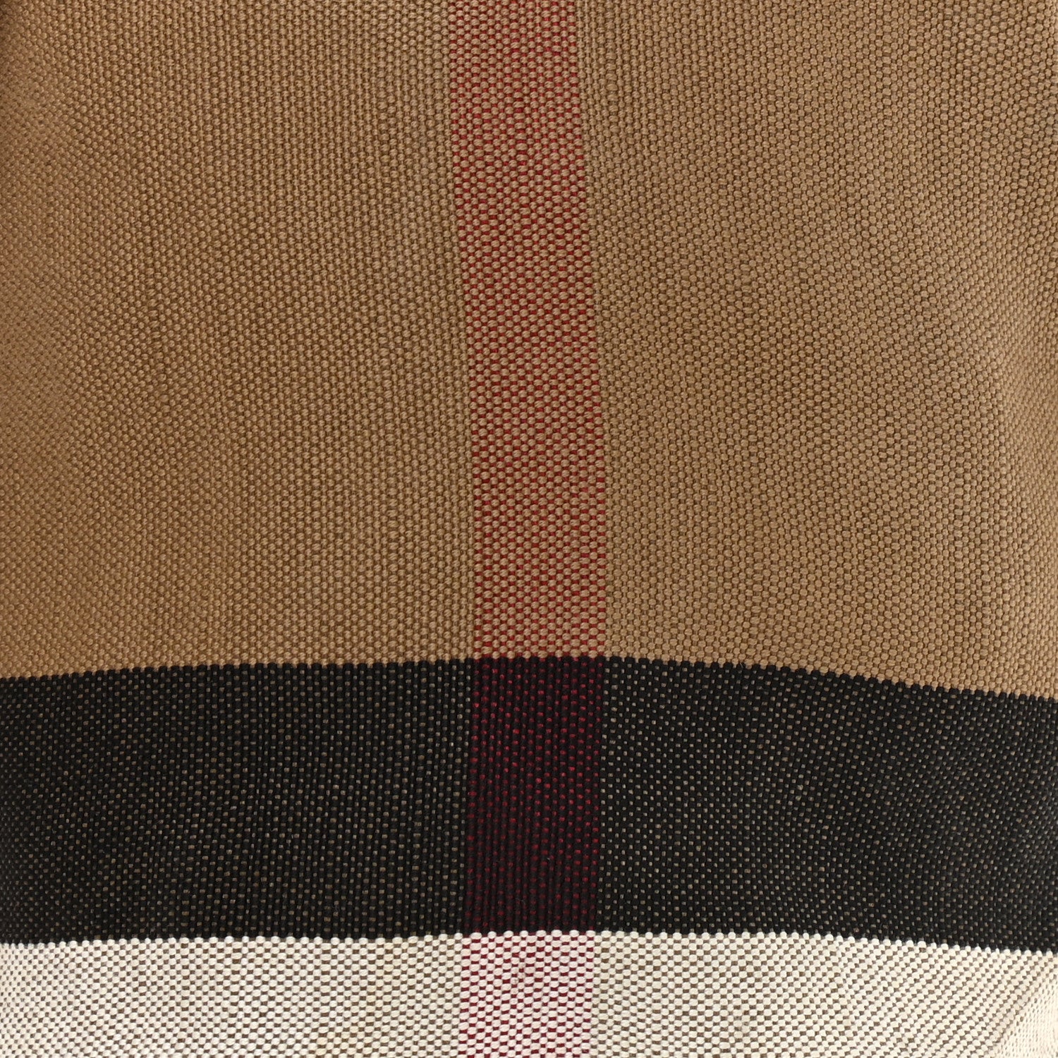 Burberry Canvas Mega Check Mini Ashby Tassel Crossbody Saddle Brown 9 of 14