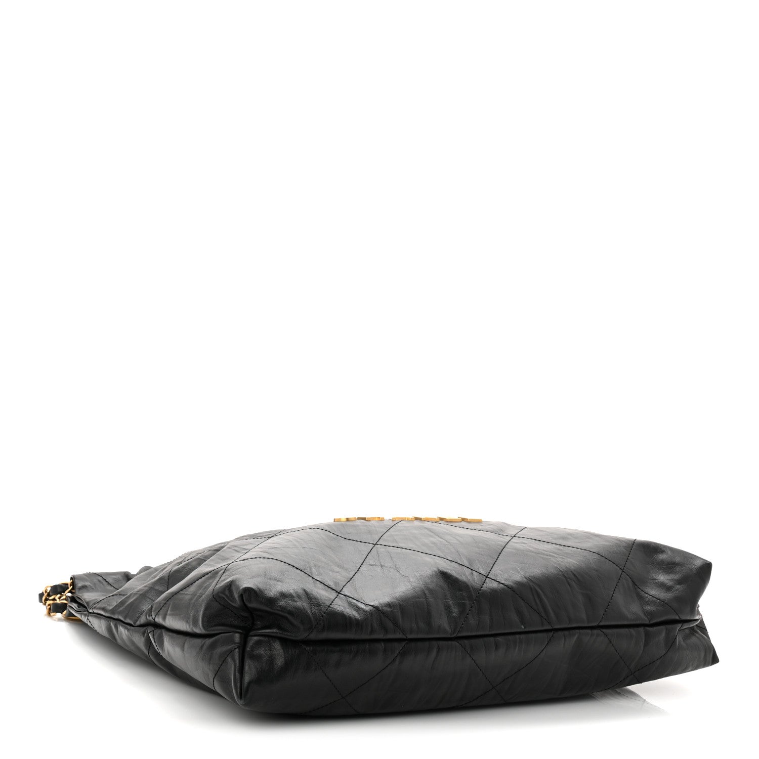 Chanel Crumpled Calfskin Quilted Chanel 22 Black 5 of 11