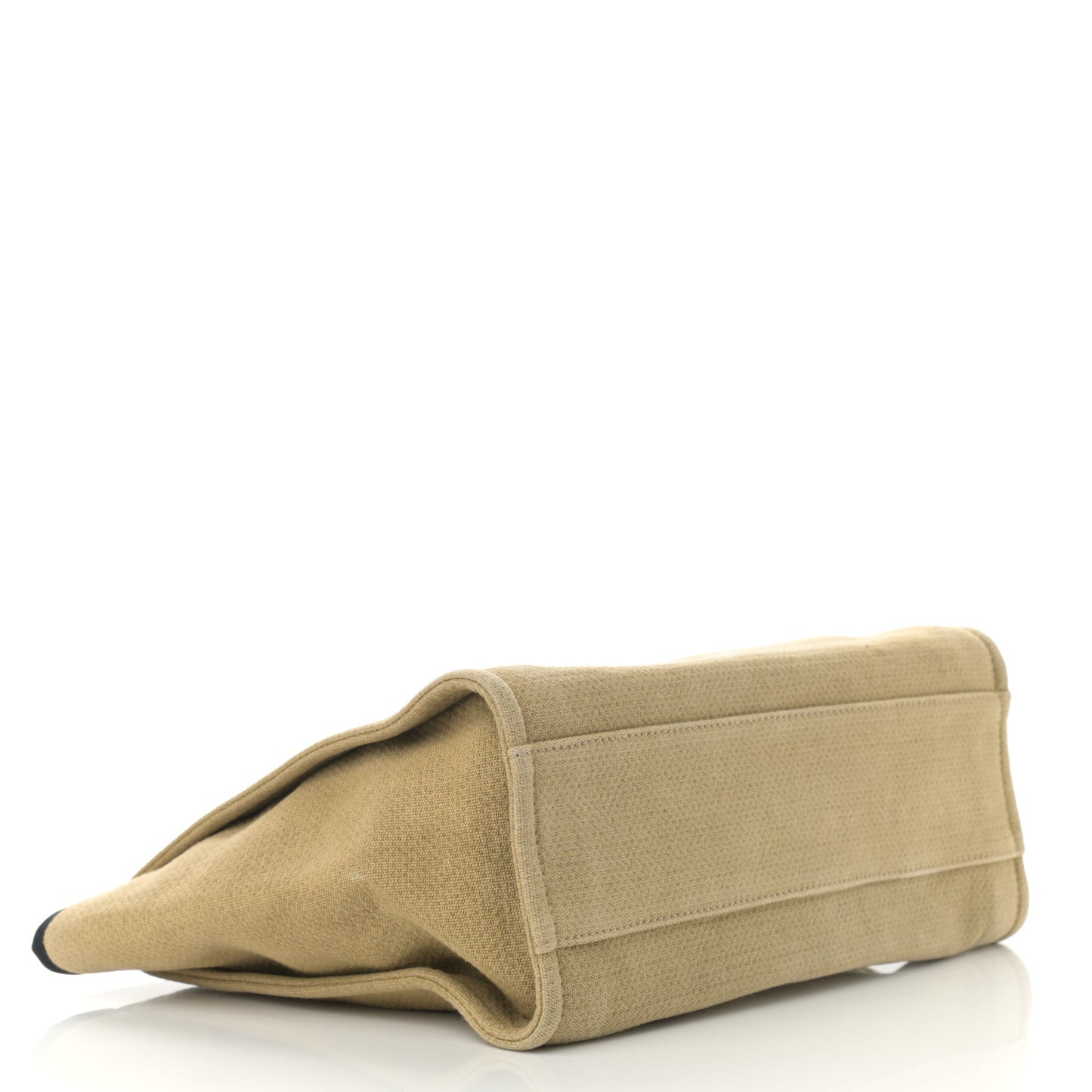 Canvas Small Deauville Tote Beige Black