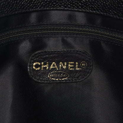 Chanel Caviar Large CC Shoulder Bag Black 6 of 8