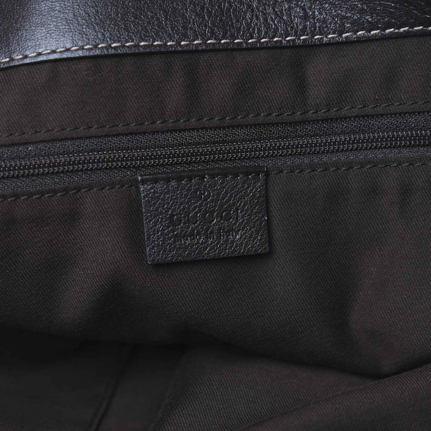 Monogram D Gold Tote Dark Brown