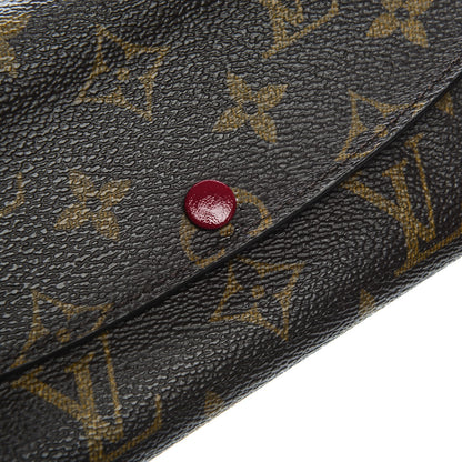 Louis Vuitton Monogram Emilie Wallet Fuchsia 7 of 7