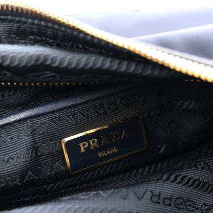 Prada Tessuto Nylon Saffiano Small Crossbody Bag Navy 6 of 12