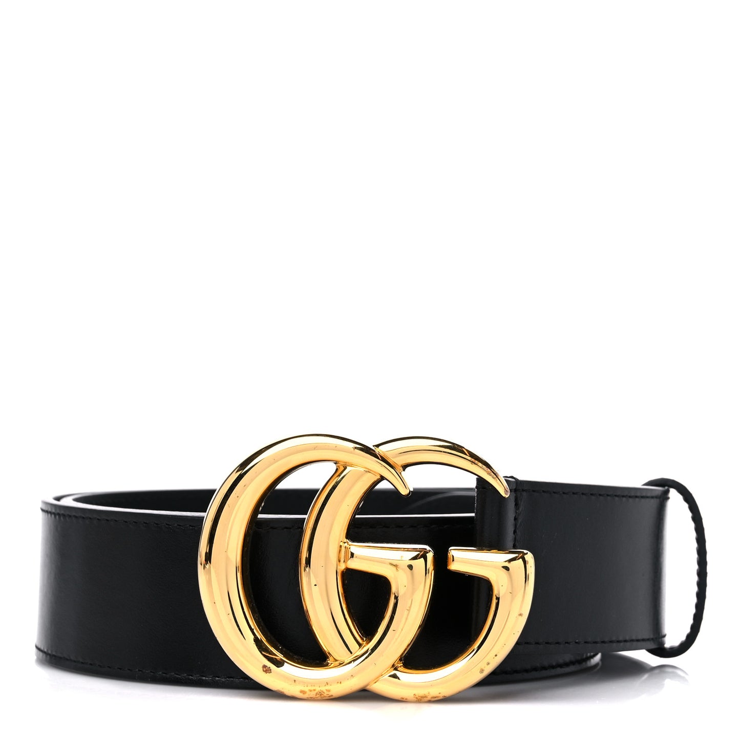 Plutone Calfskin Double G 40mm Belt 95 38 Black