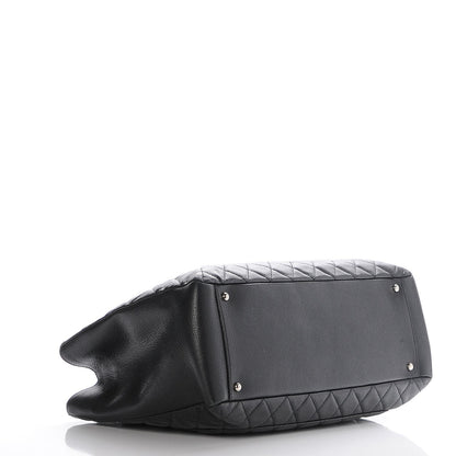 Chanel Caviar Quilted XL Grand Shopping Tote GST Black 4 of 12