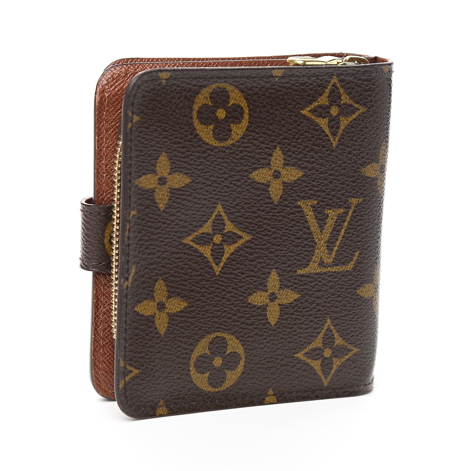 Louis Vuitton Monogram Compact Zippe Zipped Wallet 2 of 9