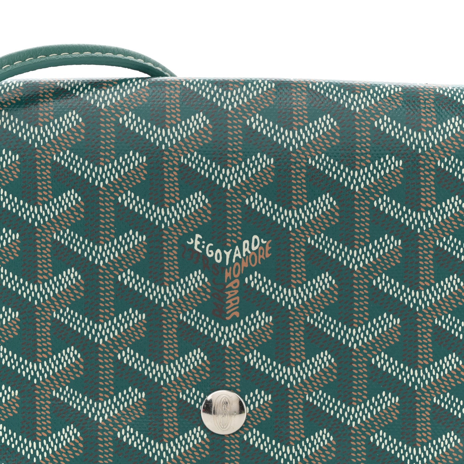 Goyard Goyardine Plumet Wallet Clutch Green 7 of 9