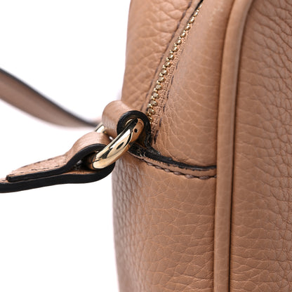 Gucci Pebbled Calfskin Small Soho Disco Bag Camelia 15 of 16