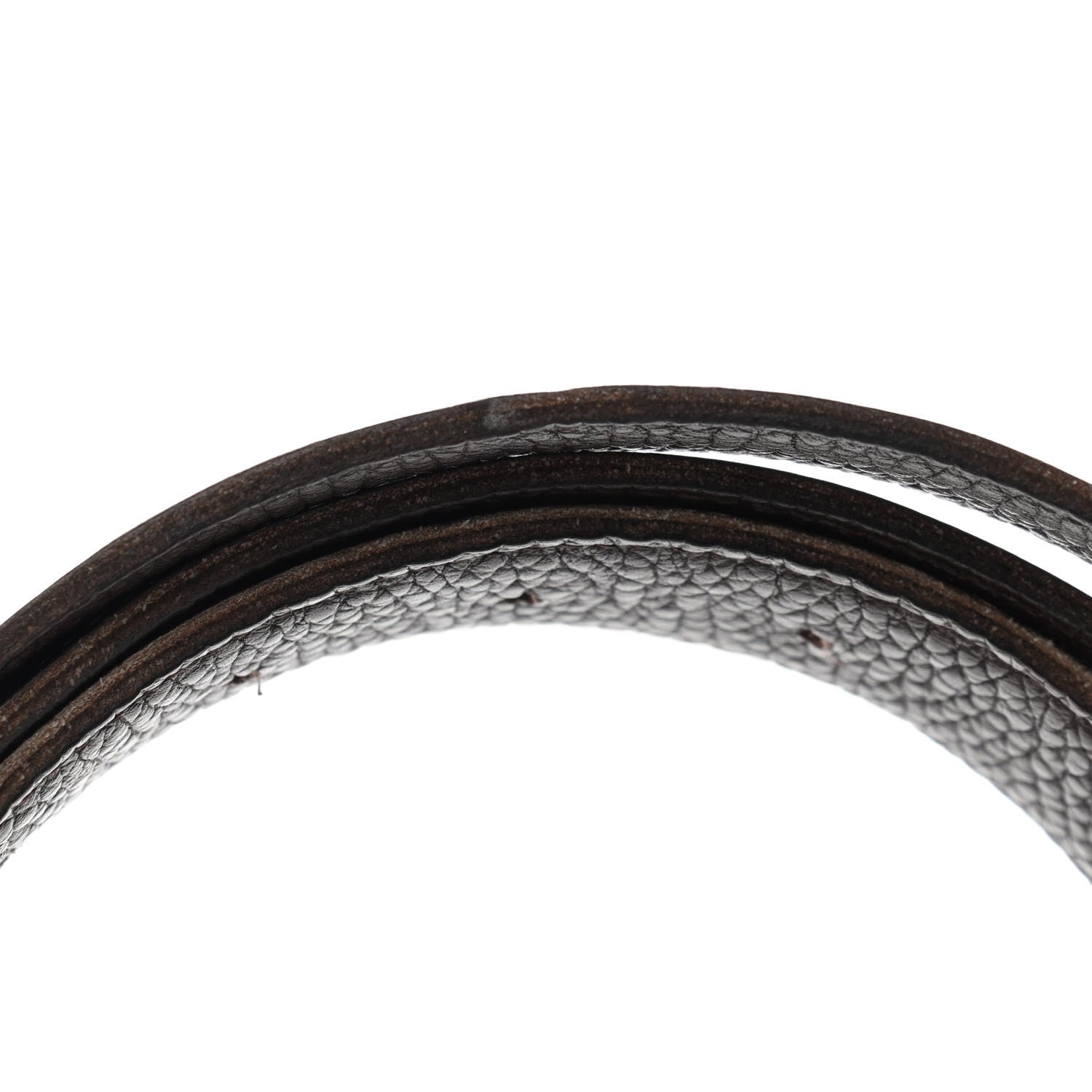 Hermes Box Togo 32mm Belt Strap 85 Black Chocolate 9 of 9