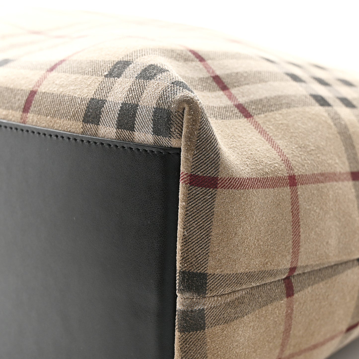 Suede Check Hobo