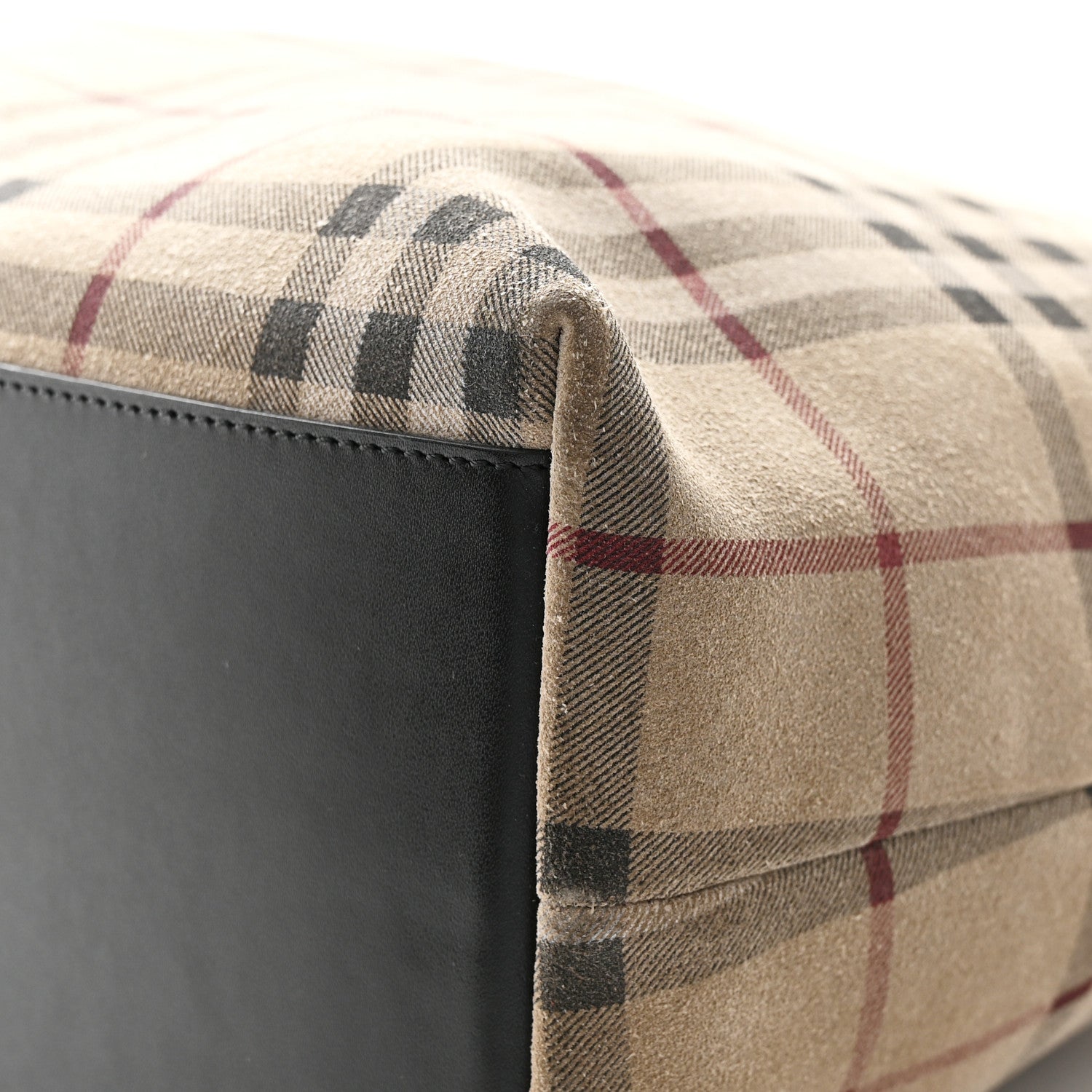 Burberry Suede Check Hobo 12 of 17