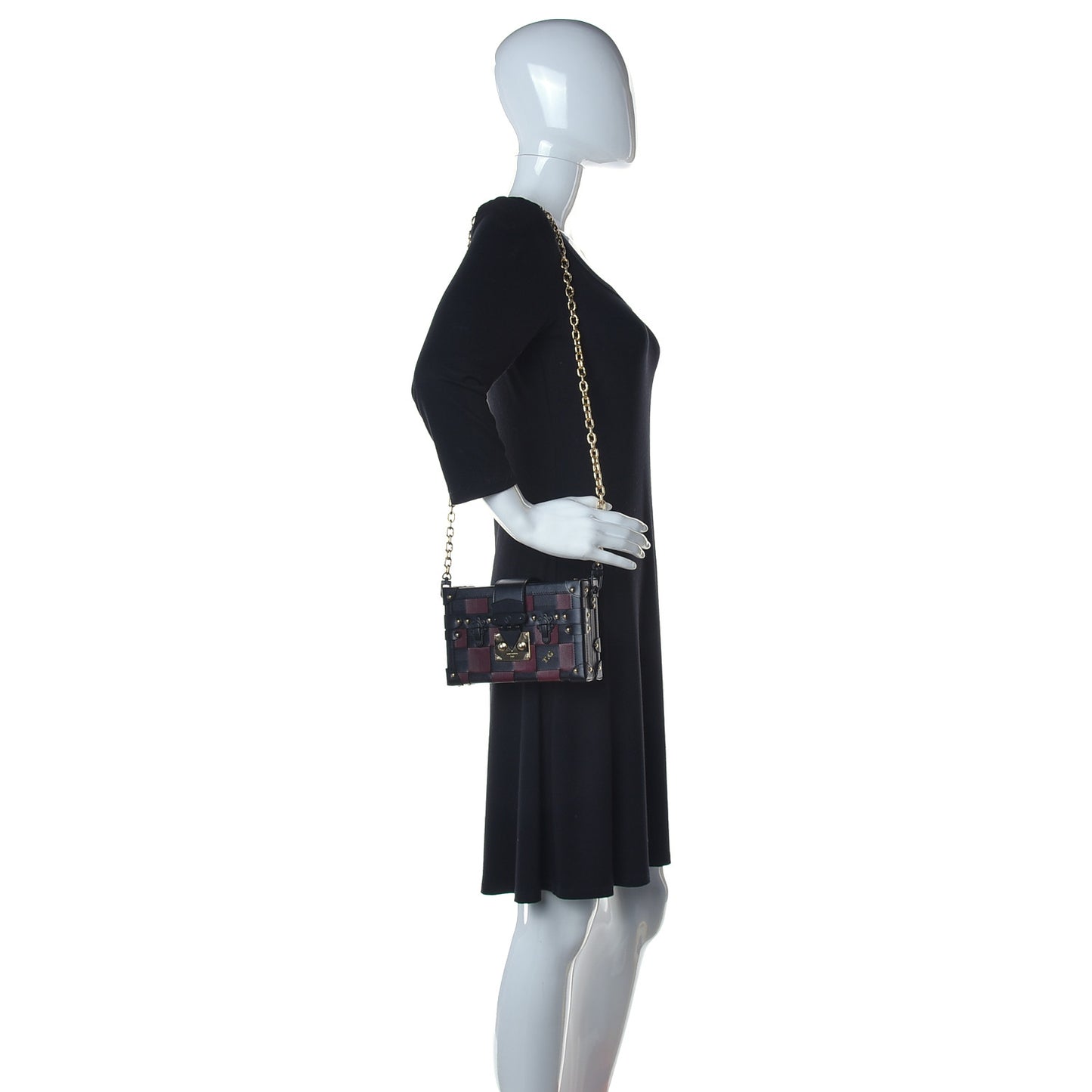 Damier Tressage Petite Malle Black
