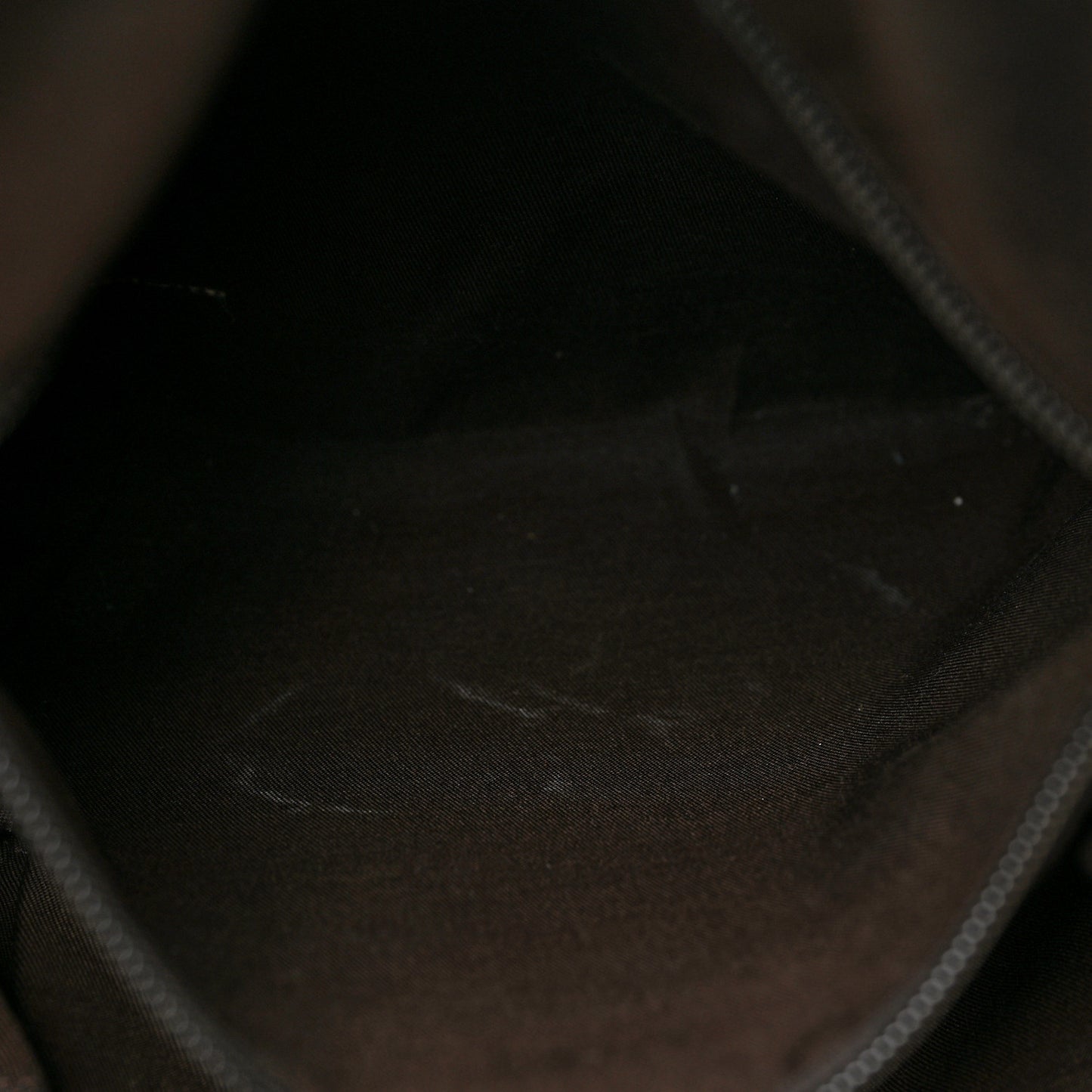 Crystal Monogram Large Flat Messenger Bag Dark Brown