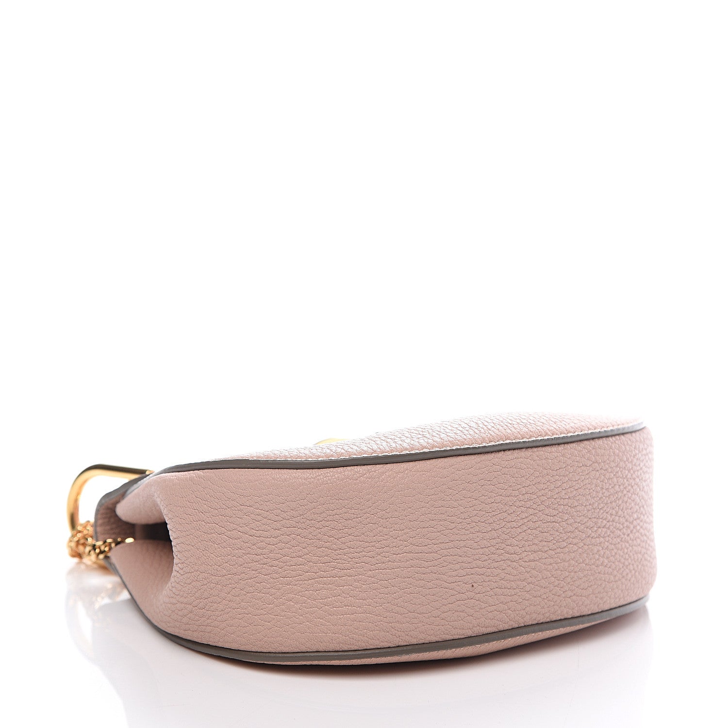 Chloe Grained Lambskin Mini Drew Shoulder Bag Cement Pink 3 of 13