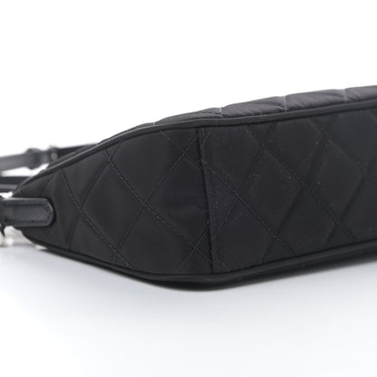 Prada Nylon Tessuto Impuntu Quilted Crossbody Bag Black 11 of 11