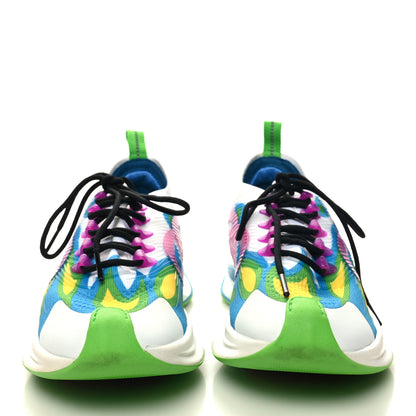 Gucci Technical Knit Fabric Waves Womens Gucci Run Sneakers 38.5 Multicolor 2 of 8