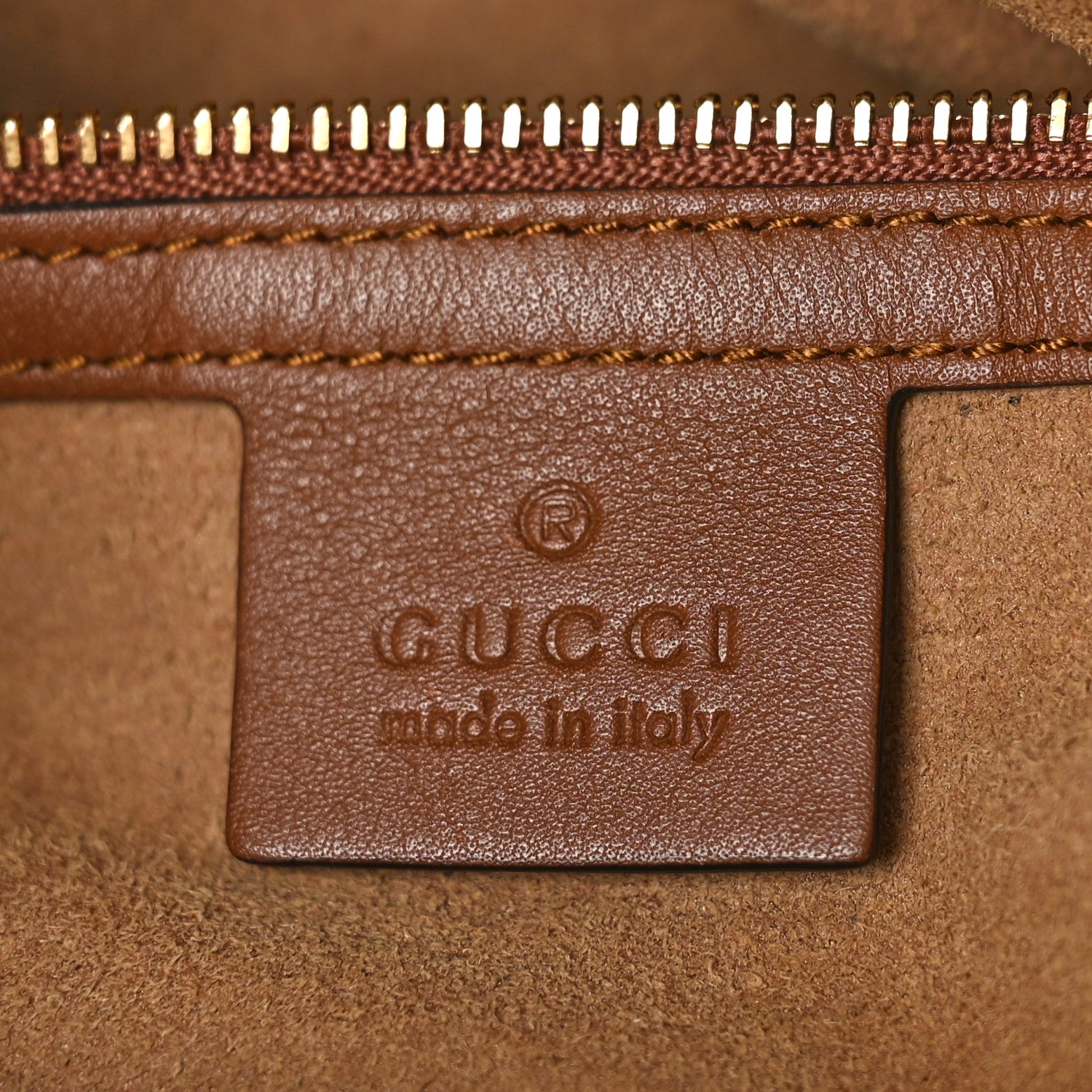 Gucci GG Supreme Monogram Large Linea A Hobo Light Brown 6 of 10