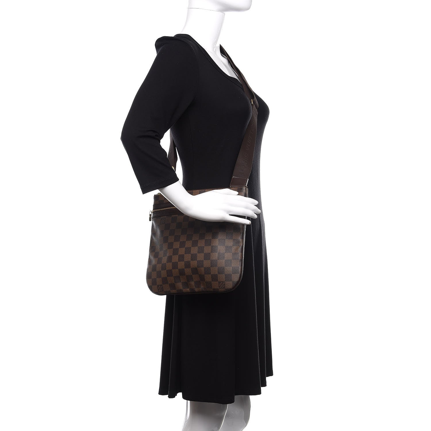 Louis Vuitton Damier Ebene Bosphore Pochette 2 of 12