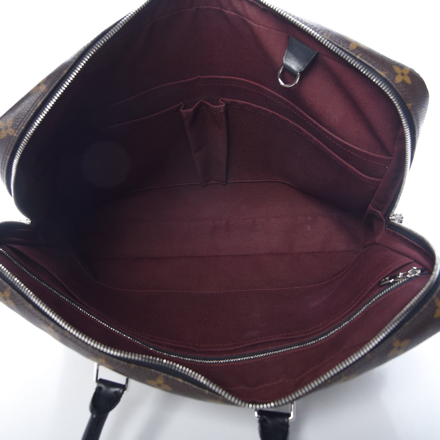 Louis Vuitton Monogram Macassar Porte Documents Voyage Soft Briefcase 5 of 10