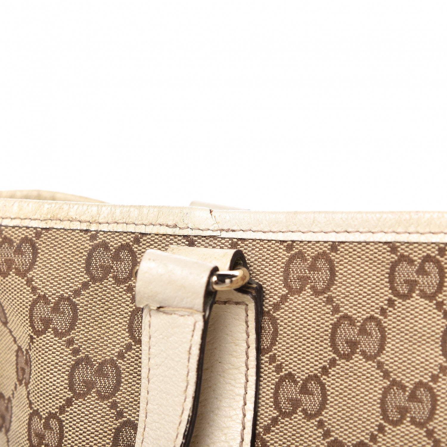Gucci Monogram Charmy Tote Off White 14 of 14
