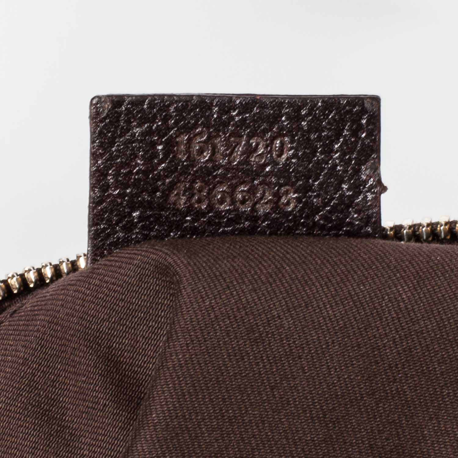 Gucci Monogram Small Princy Satchel Dark Brown 6 of 9